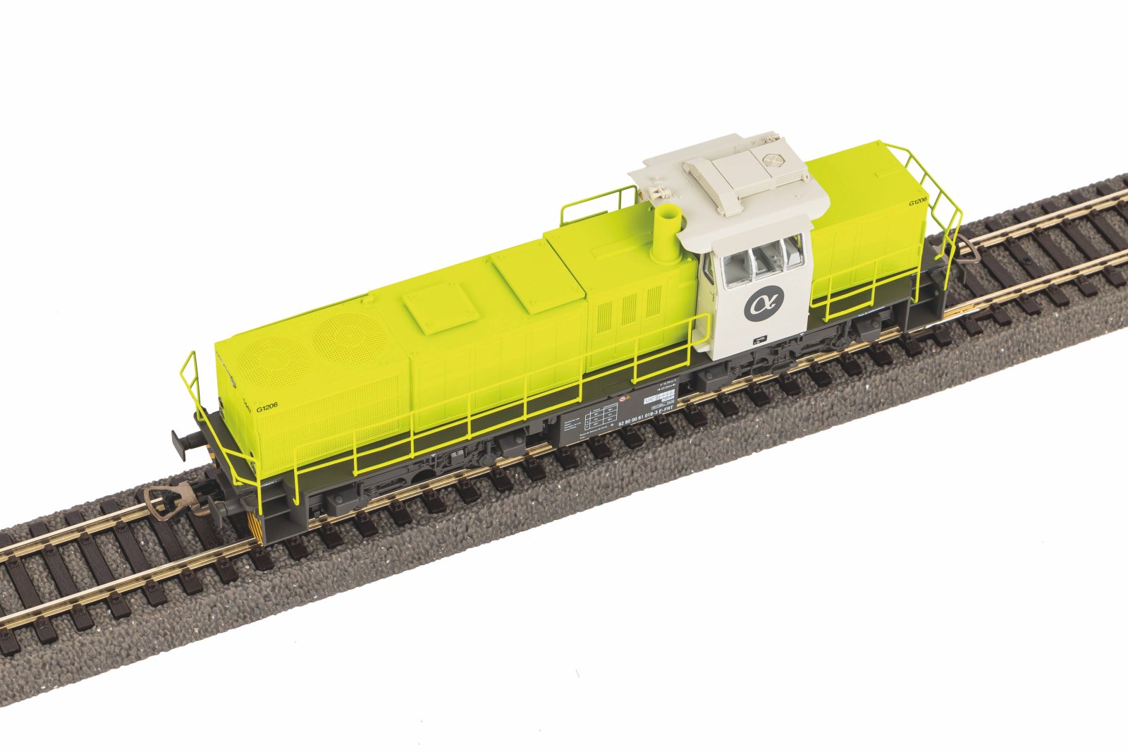 ~Diesellok G 1206 Alpha Trains  VI + 8pol. Dec.
