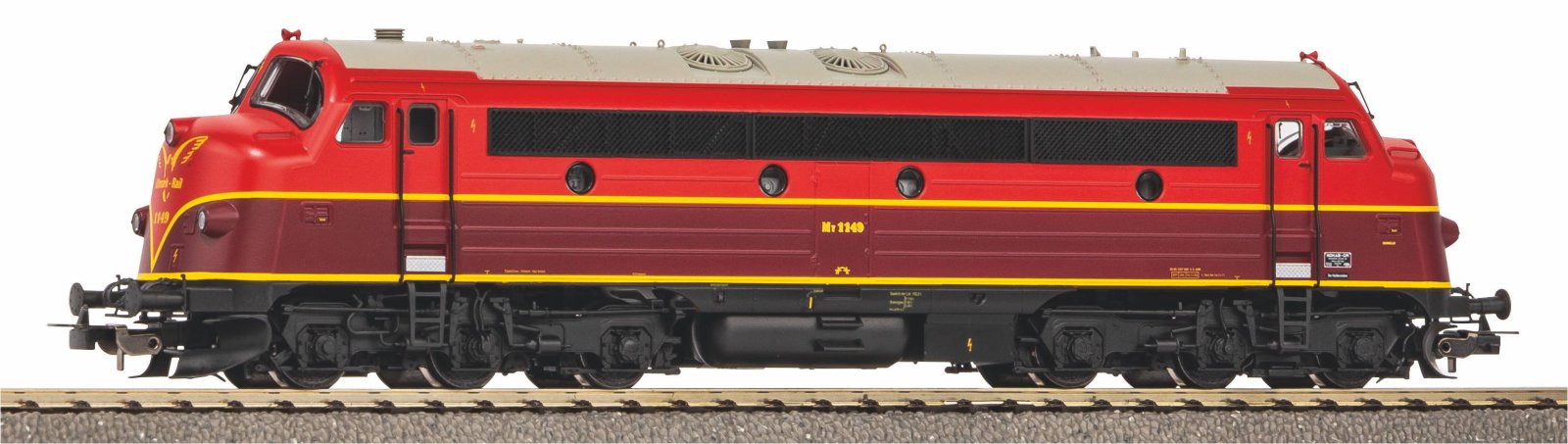 Diesellok NoHAB 1149 Altmark Rail VI + DSS PluX22