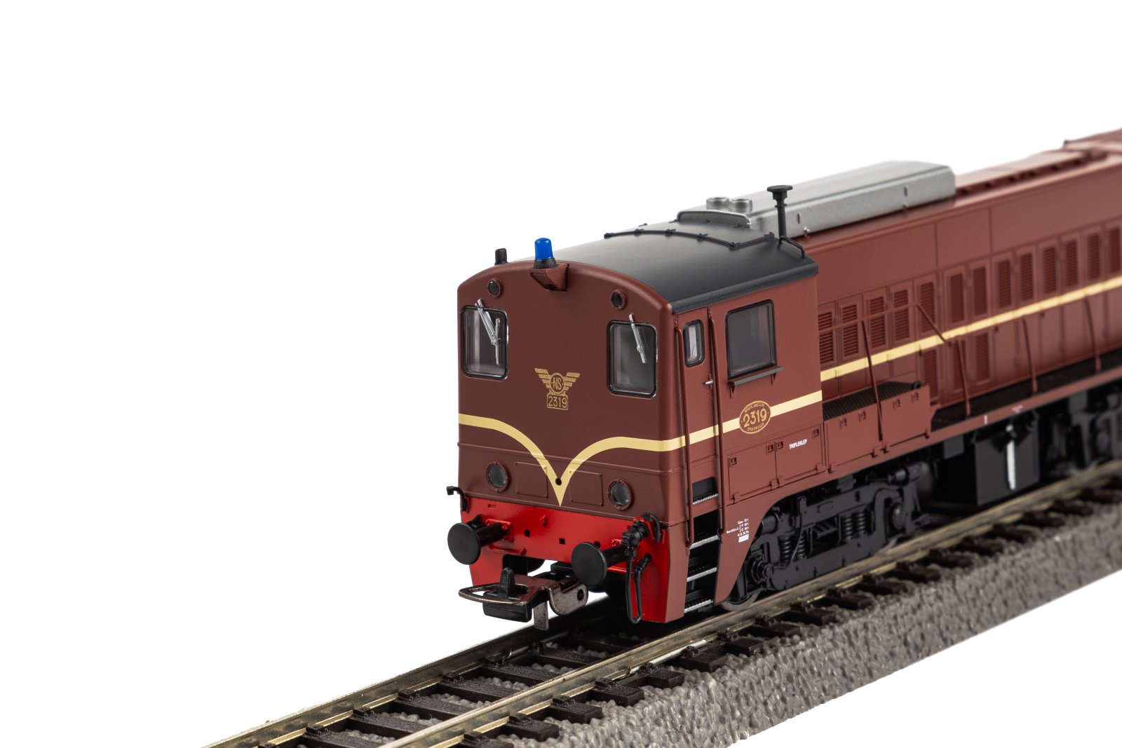 Diesellok Rh 2200 braun NS IV + DSS PluX22