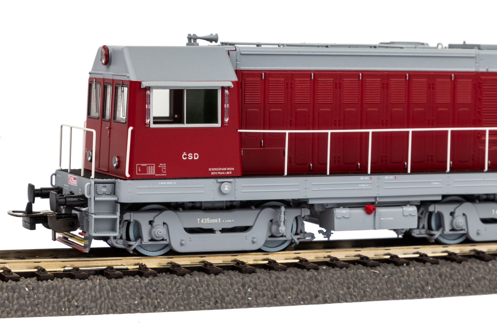 Diesellok T435 Rot ČSD III + DSS PluX22
