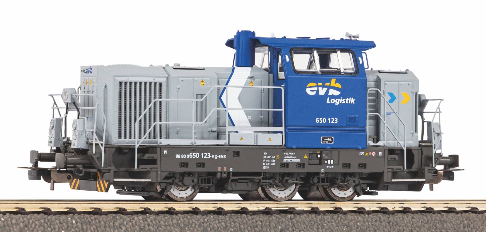 Diesellok Vossloh G6 EVB VI MTU + DSS PluX22