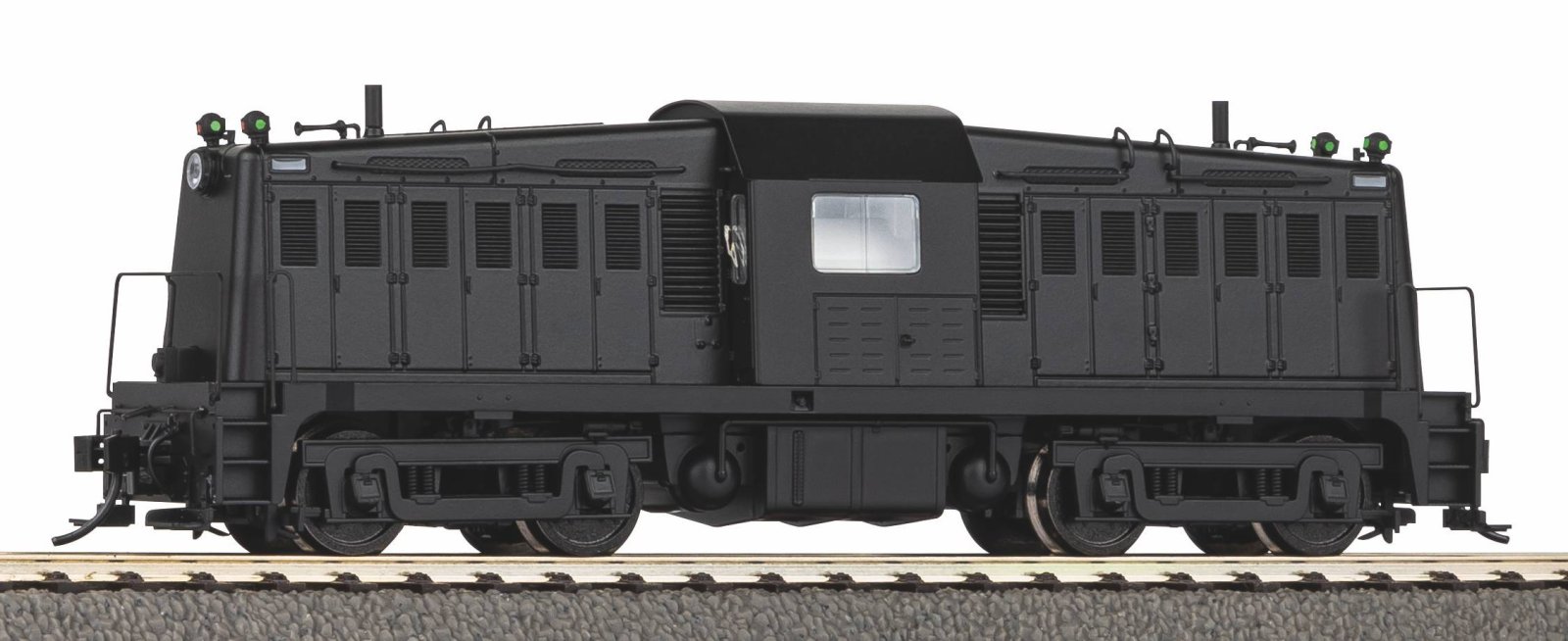 Diesellok Whitcomb Industrial Schwarz + DSS PluX22