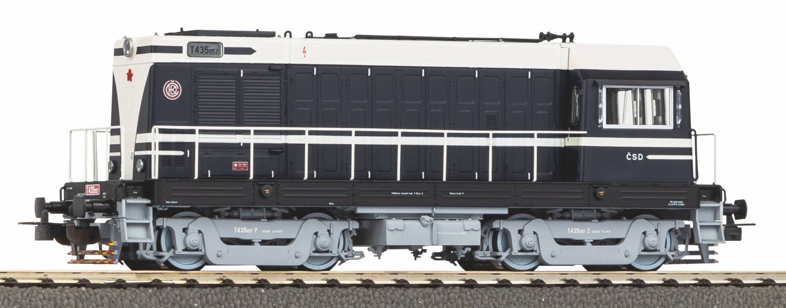 Diesellok/Sound Blau T435 ČSD III + PluX22 Dec.