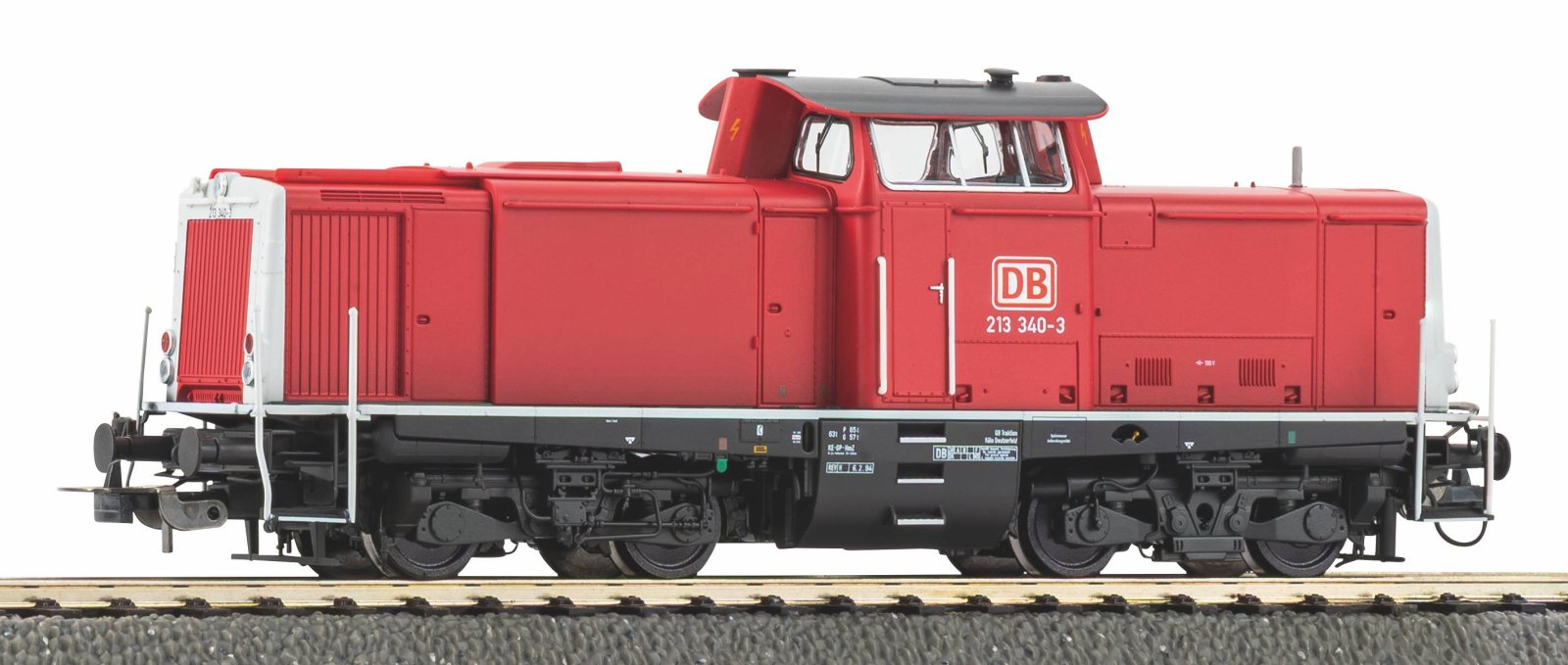 Diesellok/Sound BR 213 orientrot DB AG V + PluX22 Dec.