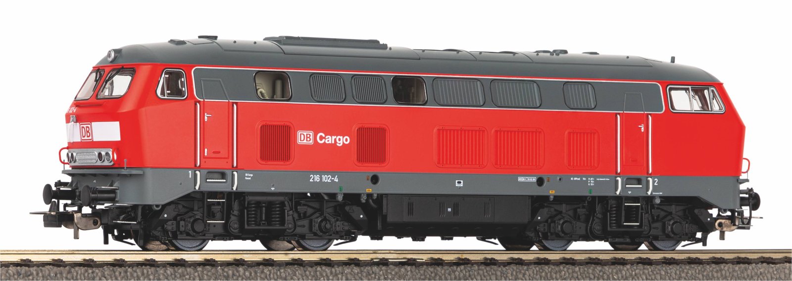 Diesellok/Sound BR 216 DB Cargo V + PluX22 Dec.