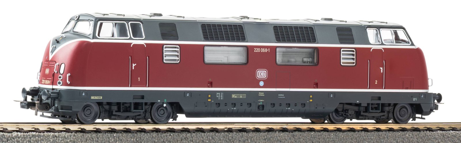 Diesellok/Sound BR 220 rot DB IV + PluX22 Dec.