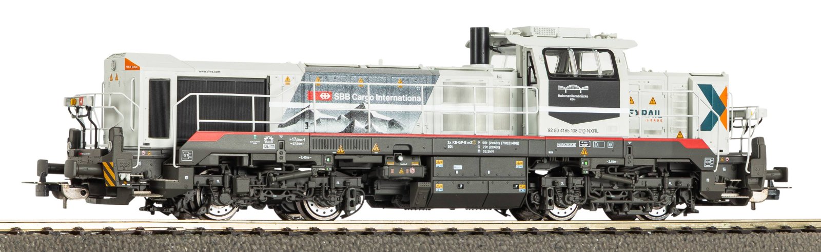 ~Diesellok/Sound DE18 SBB Cargo International VI + PluX22 Dec.