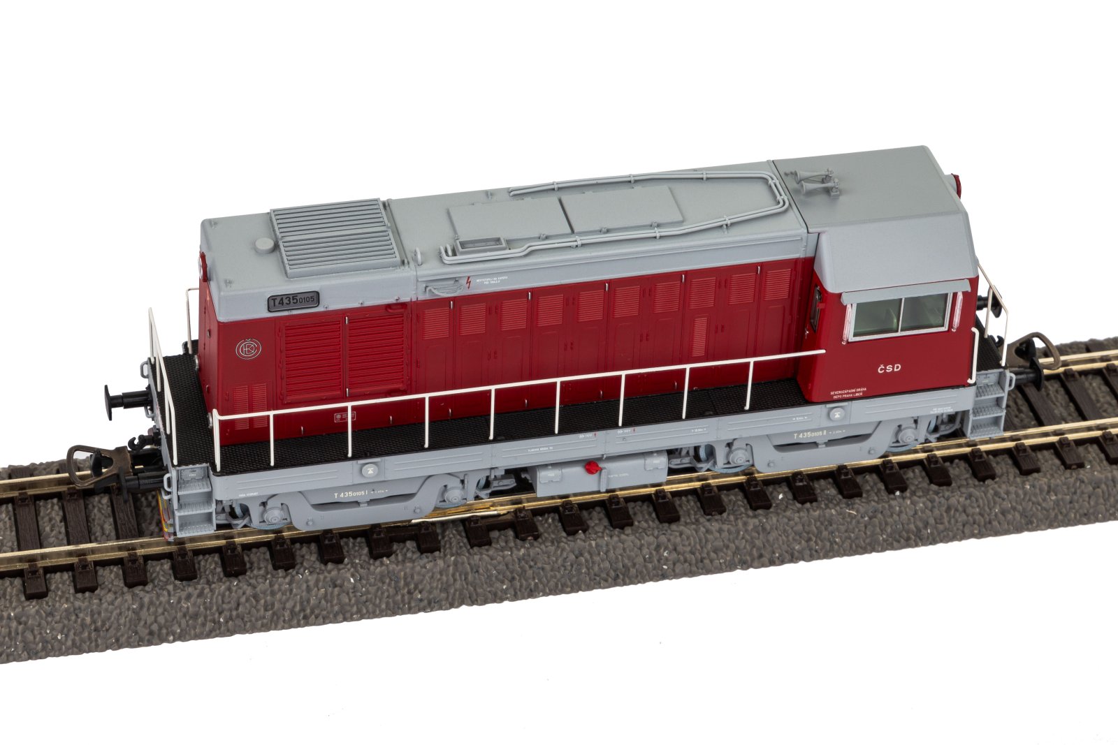 Diesellok/Sound T435 Rot ČSD III + PluX22 Dec.