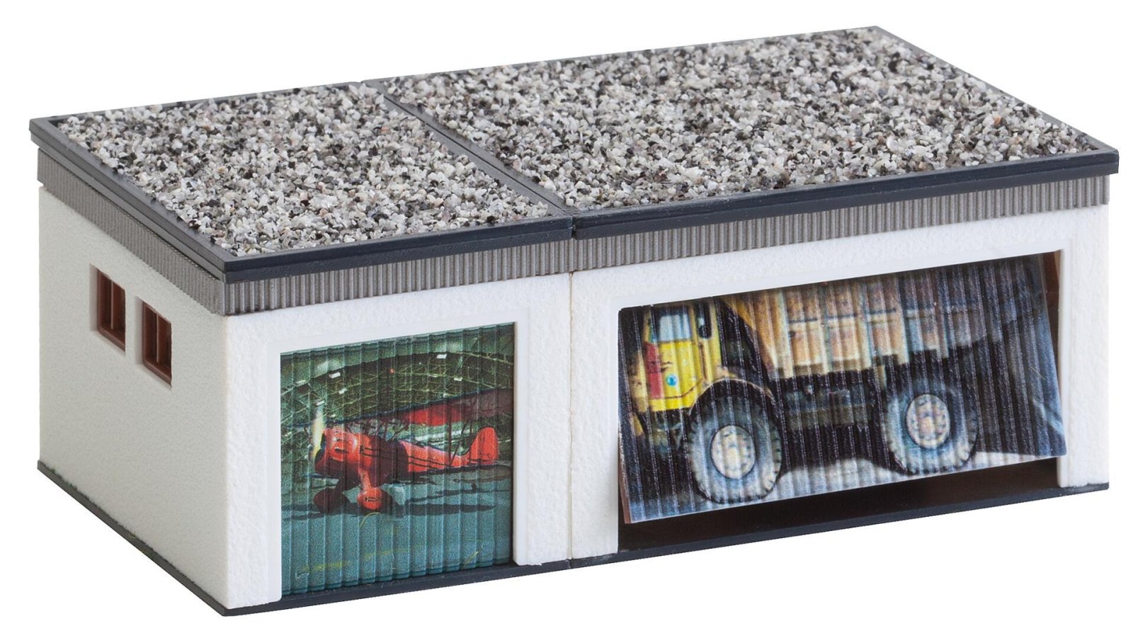 Dubbele Garage Met Aandrijving