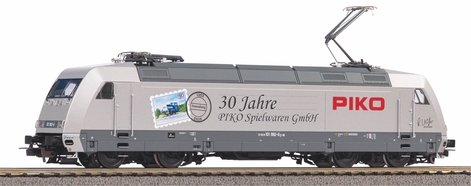 E-Lok BR 101 PIKO Jubiläum VI + DSS PluX22