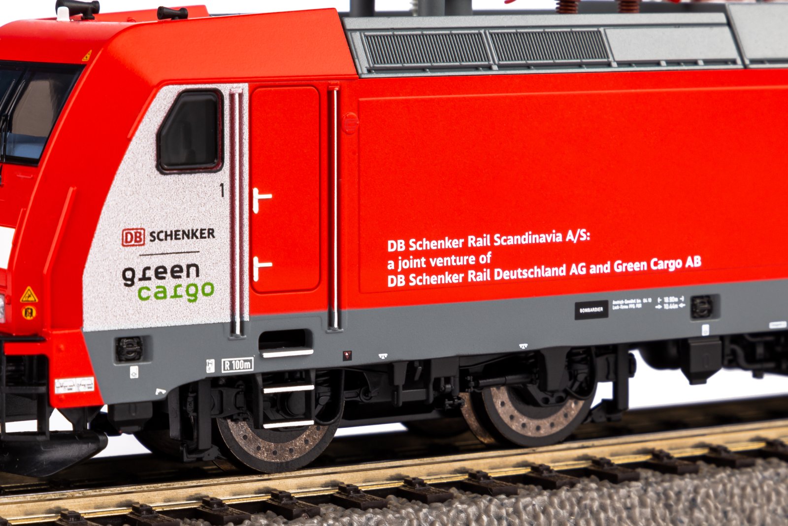 E-Lok BR 185.2 Green Cargo DB AG VI + DSS 8pol.