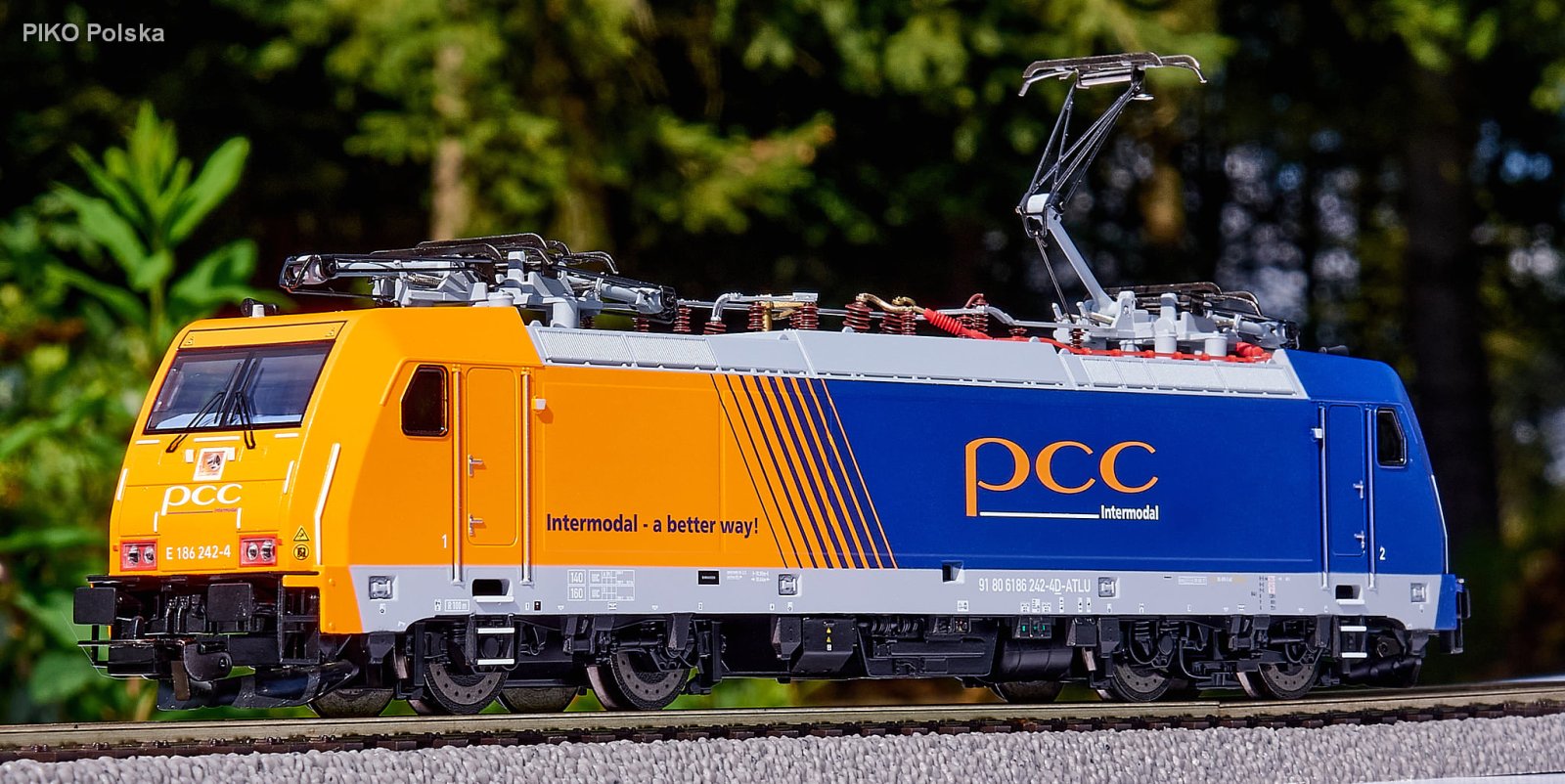 E-Lok BR 186 PCC Intermodal VI + DSS 8pol.