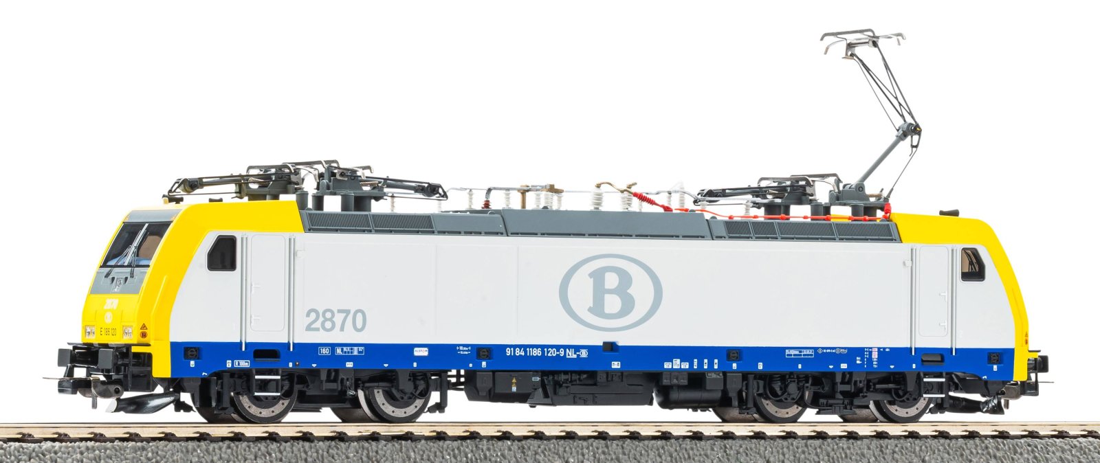 E-Lok BR 186 SNCB  VI + DSS 8pol.