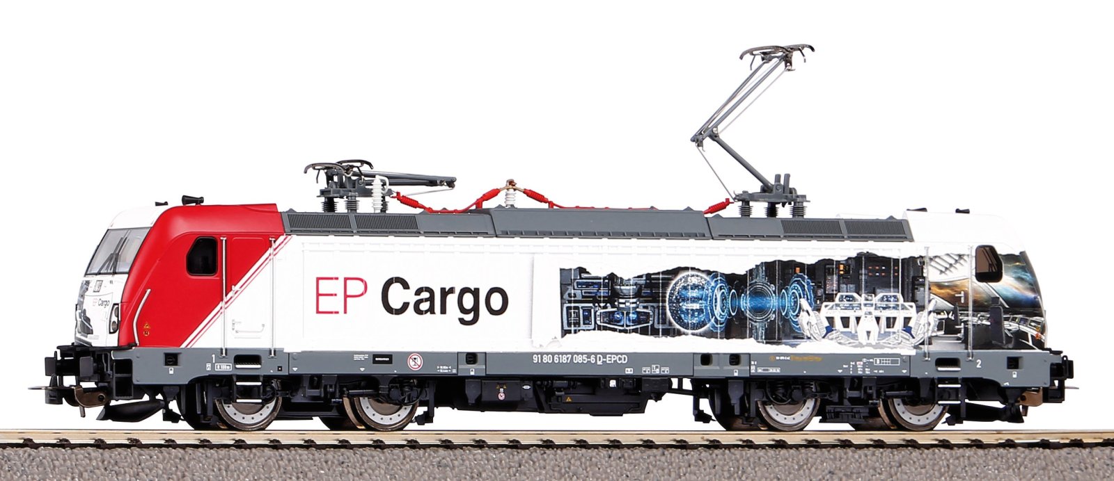 E-Lok BR 187 EP Cargo VI + DSS PluX22
