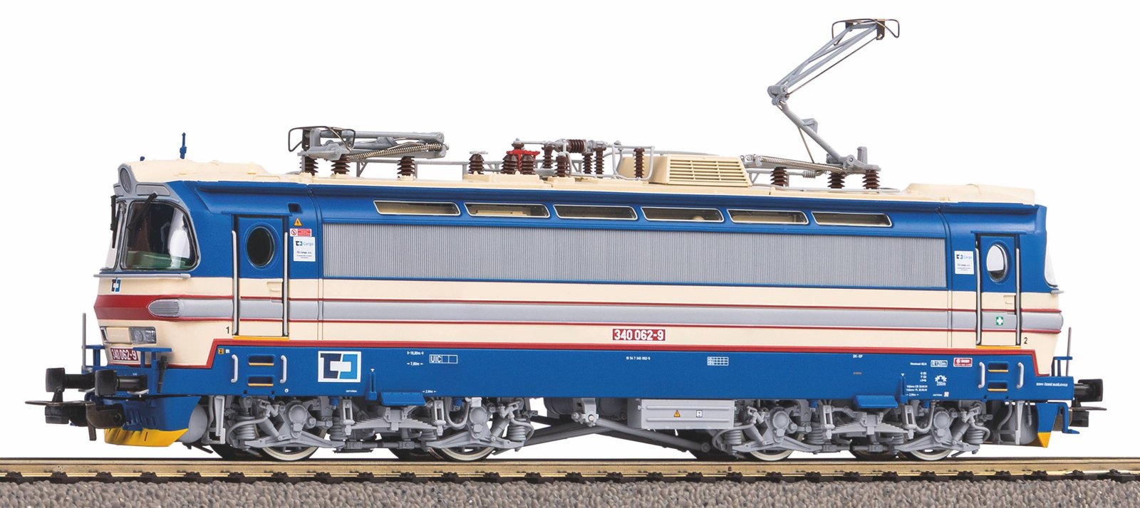 ~E-Lok BR 340 CD VI + PluX22 Dec.