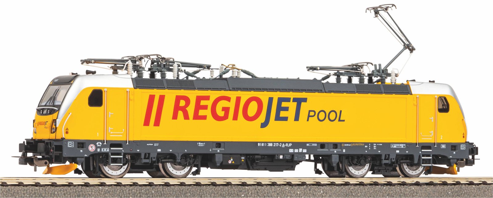 E-Lok BR 388 Regiojet VI + DSS PluX22