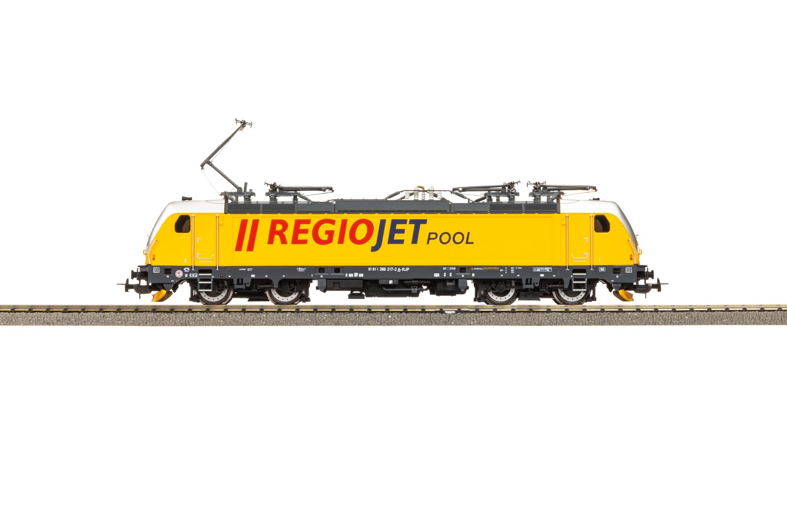 E-Lok BR 388 Regiojet VI + DSS PluX22