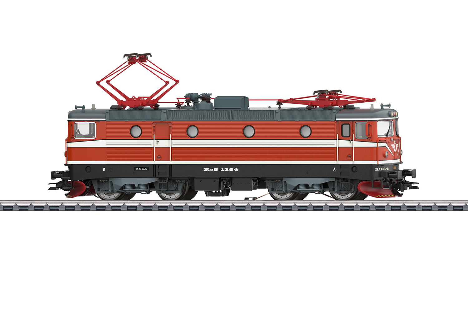 E-Lok Rc 6 orange/weiss SJ