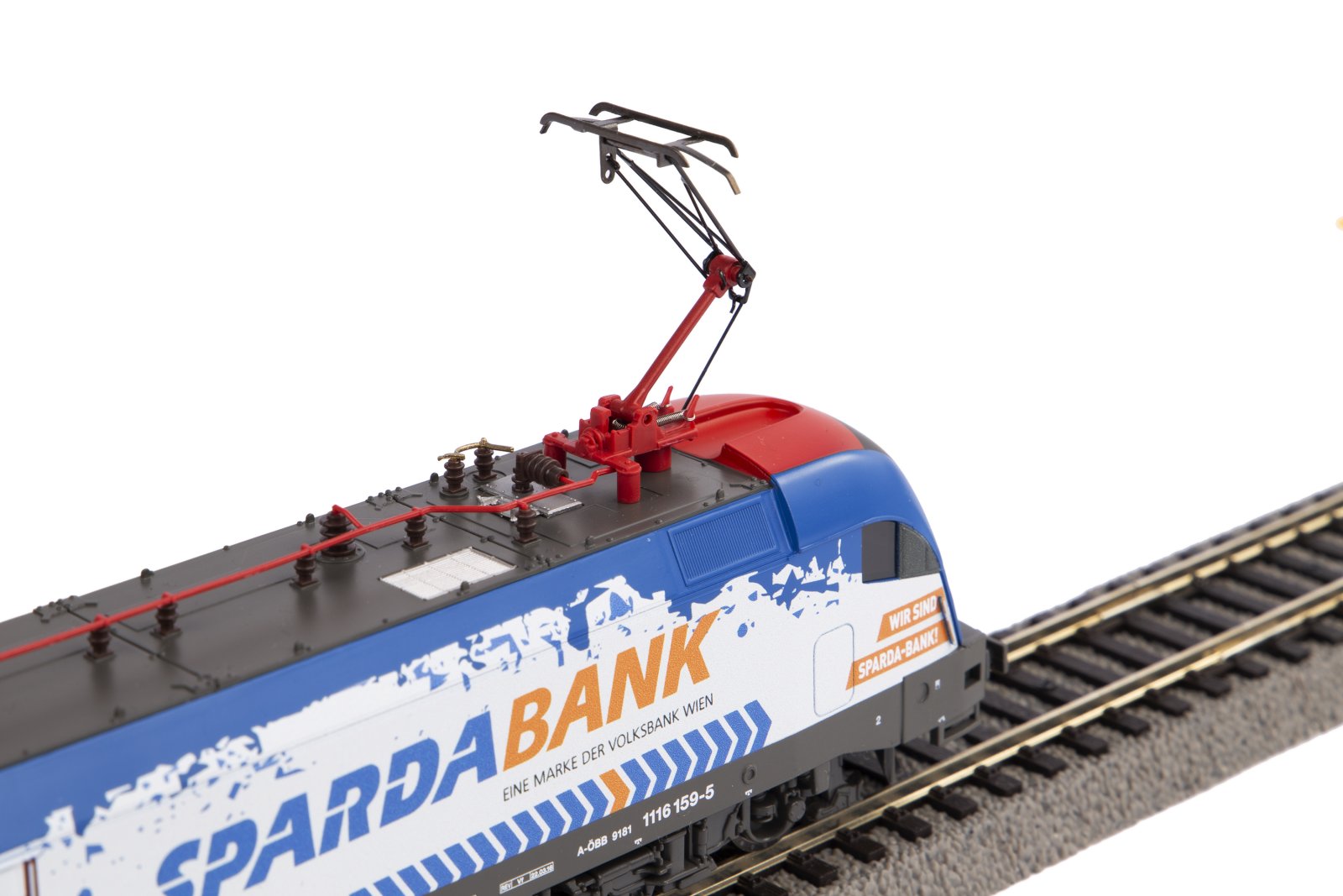 ~E-Lok Rh 1116 Sparda-Bank ÖBB VI + 8pol. Dec.