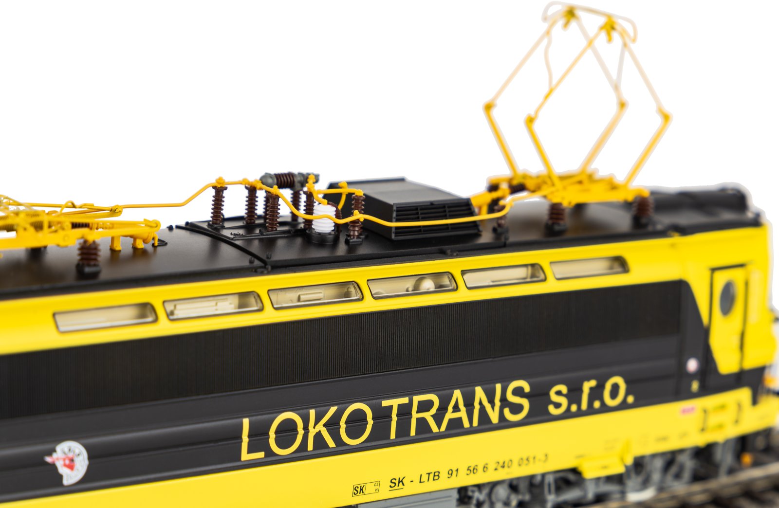E-Lok Rh 240 Laminátka gelb-schwarz Lokotrans VI + DSS PluX22