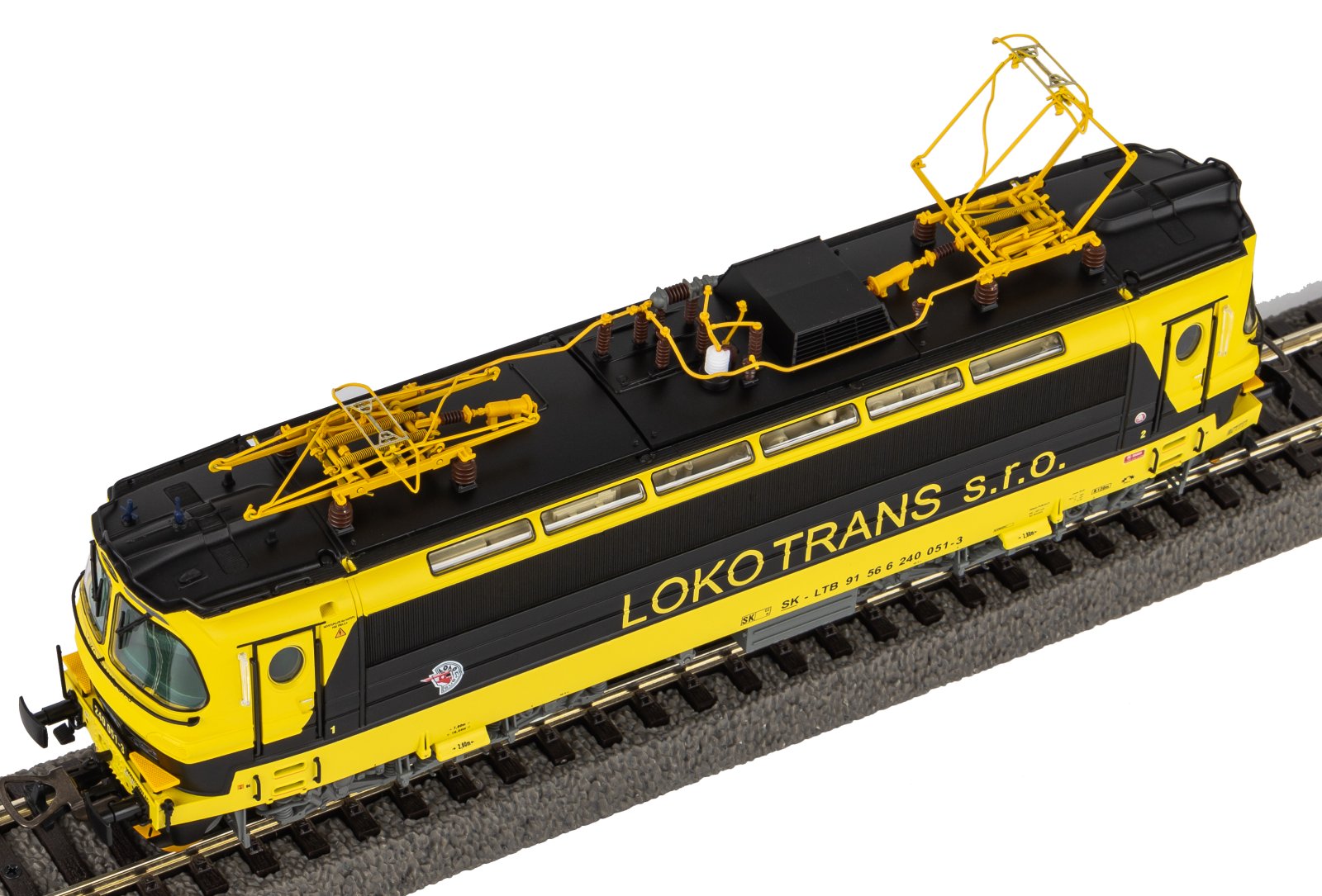 E-Lok Rh 240 Laminátka gelb-schwarz Lokotrans VI + DSS PluX22