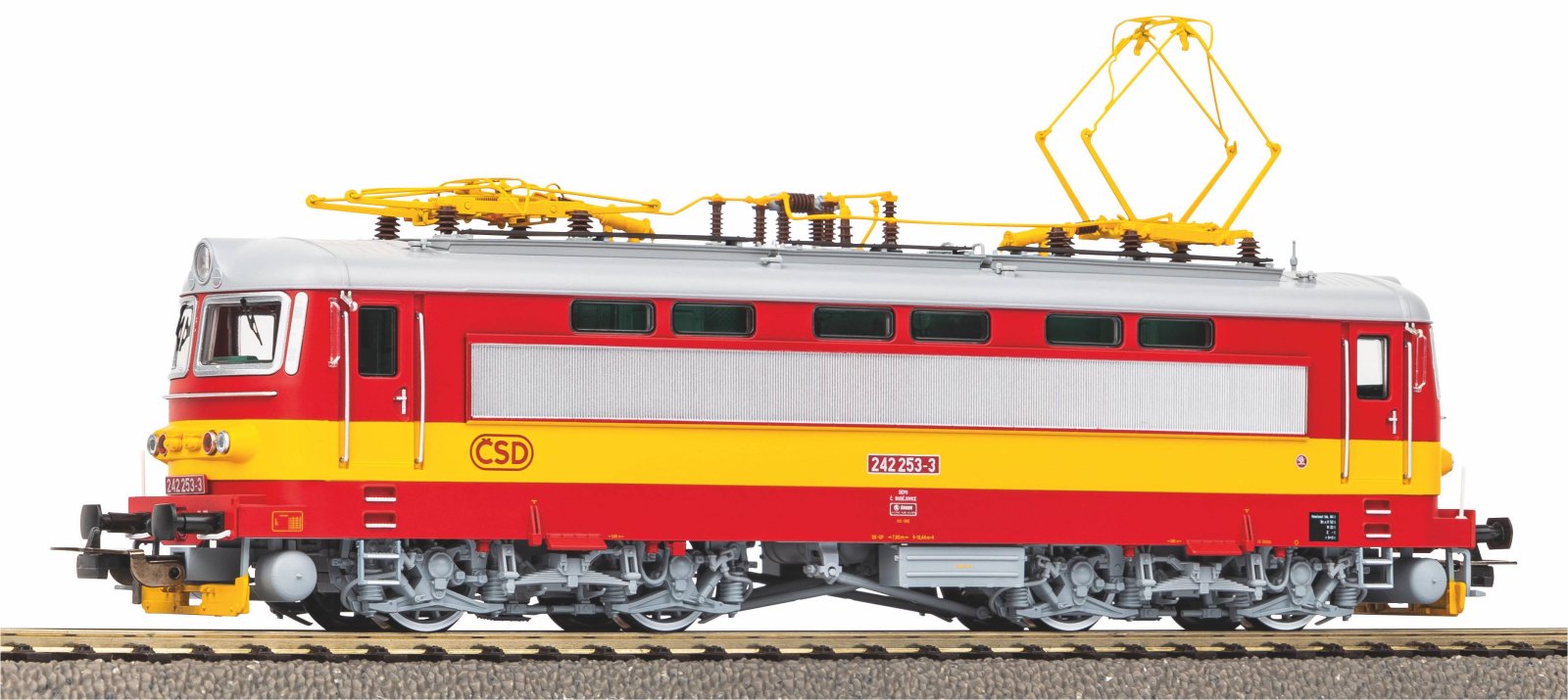E-Lok Rh 242 rot-gelb ČSD V + DSS PluX22