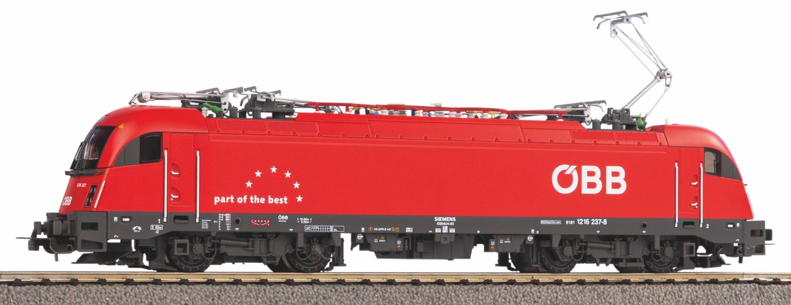E-Lok Rh1216 ÖBB VI, 4 Pantos