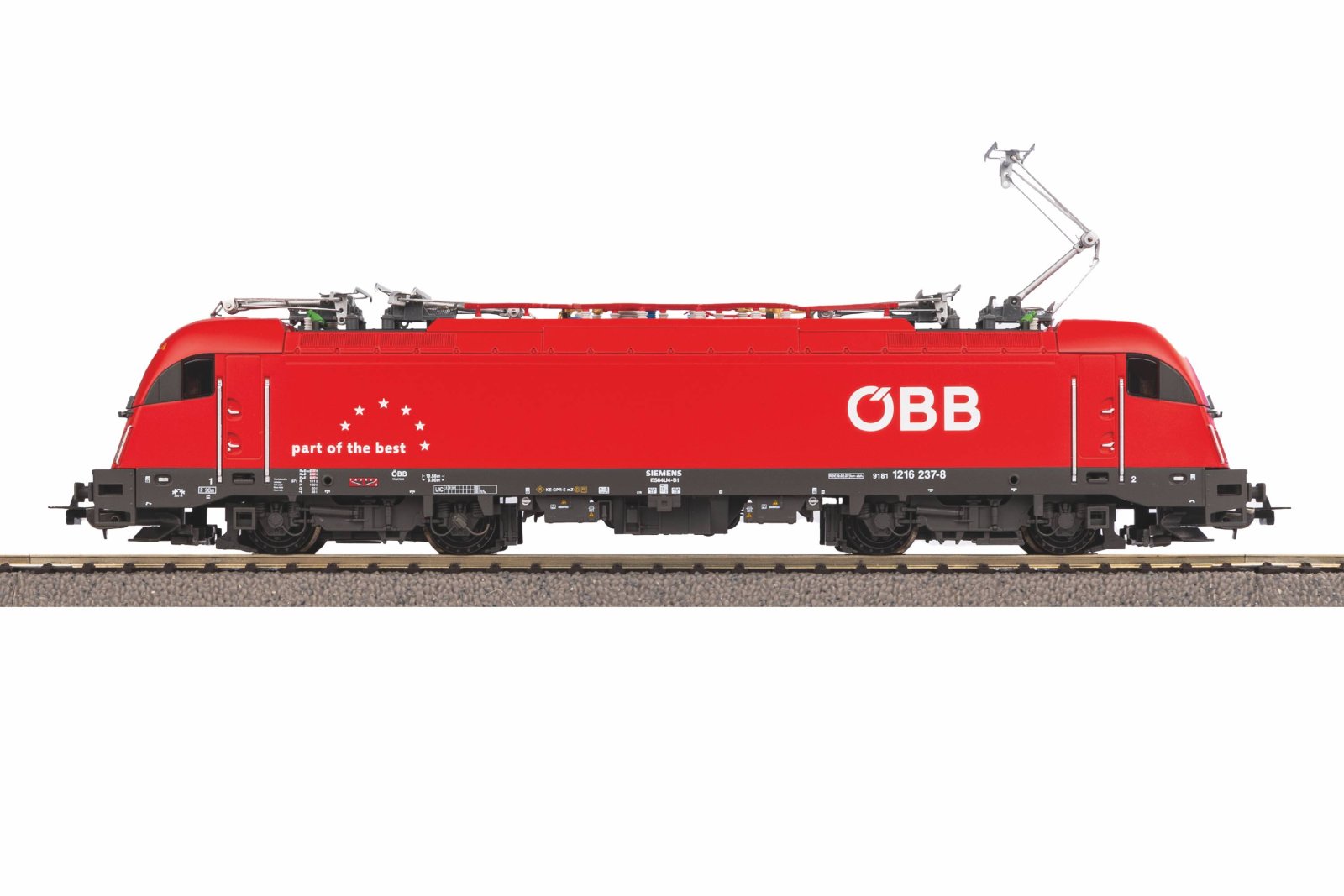 E-Lok Rh1216 ÖBB VI, 4 Pantos