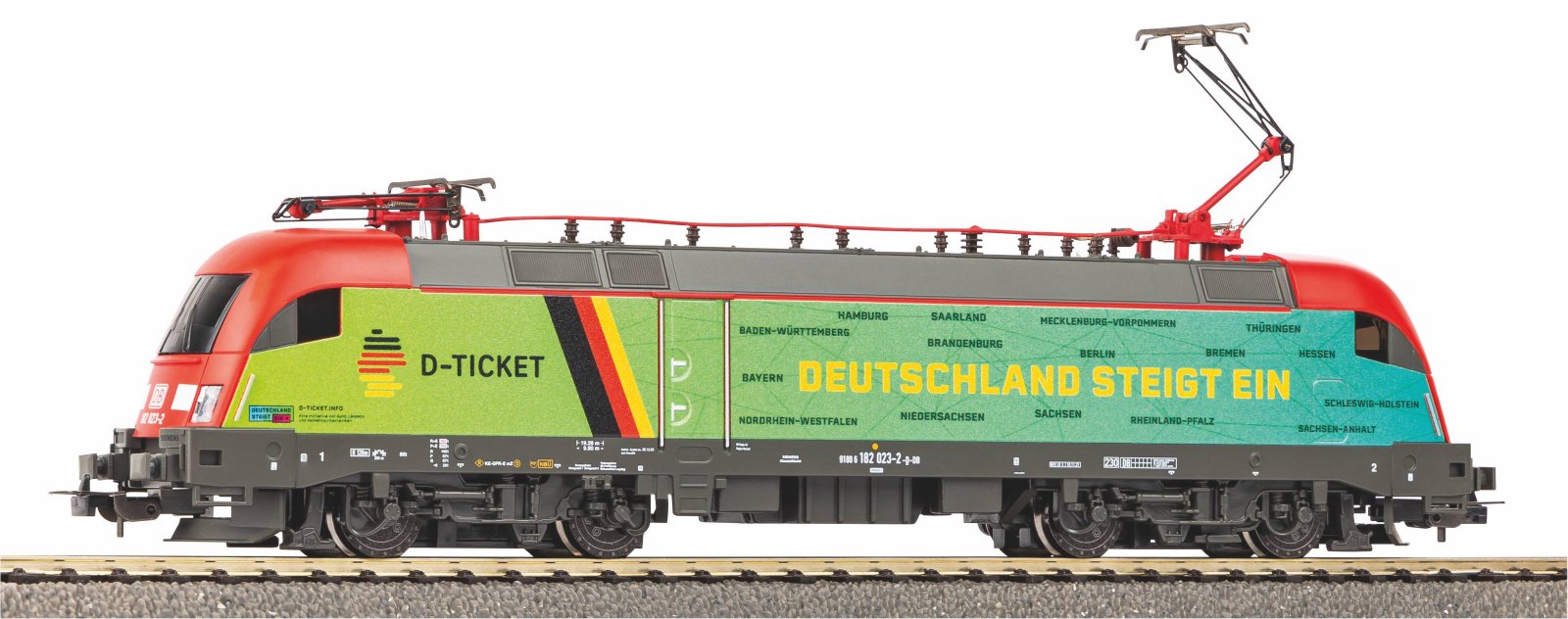 ~E-Lok Taurus Deutschland-Ticket DB AG VI + PluX22 Dec.