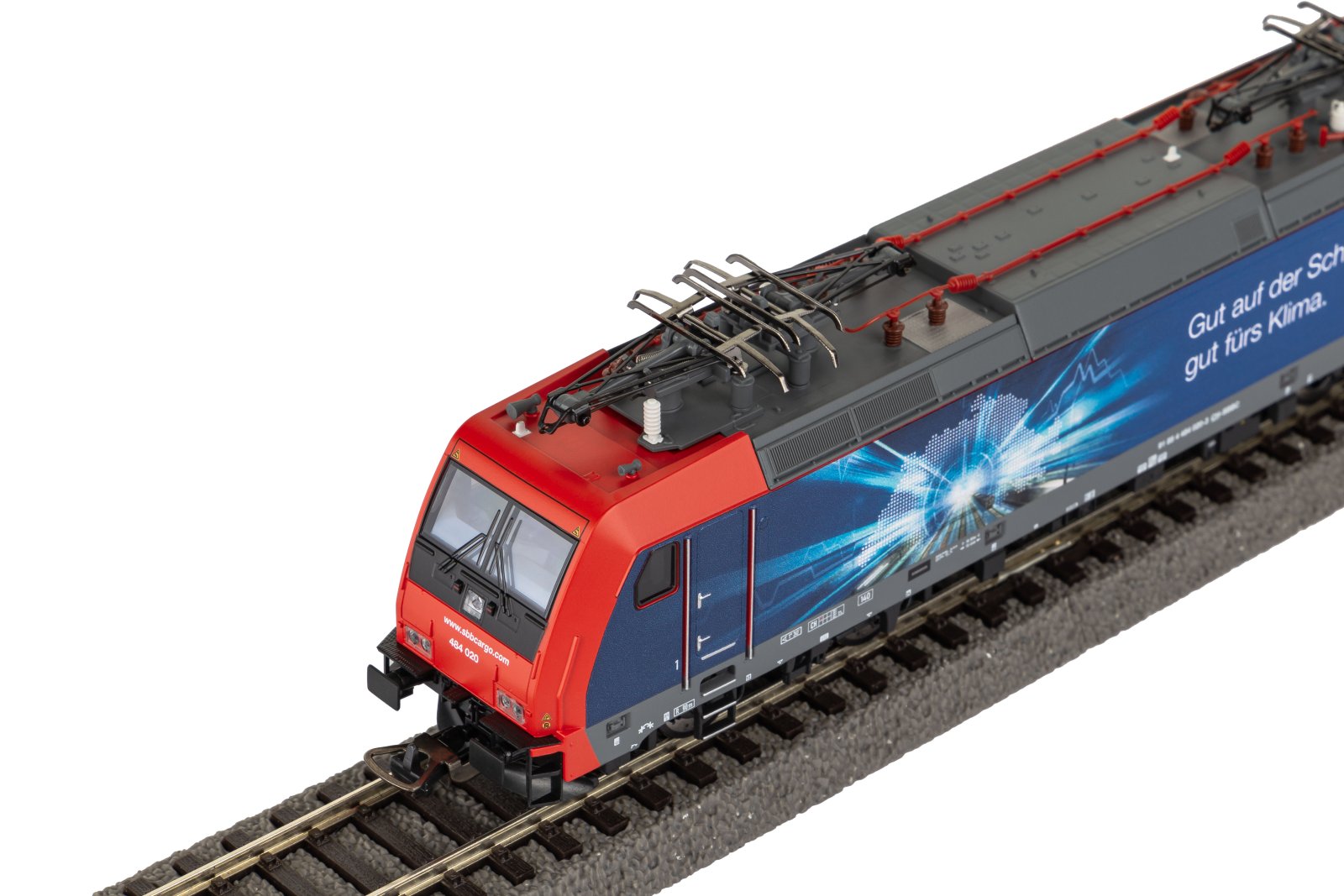 E-Lok/Sound 484 020 "Gut auf der Schiene" SBB Cargo VI + PluX22 Dec.