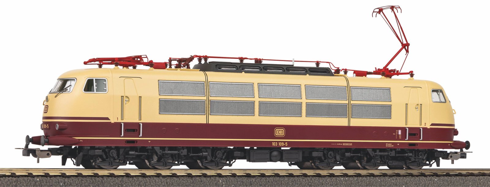 E-Lok/Sound BR 103 roter Rahmen DB IV + PluX22 Dec.