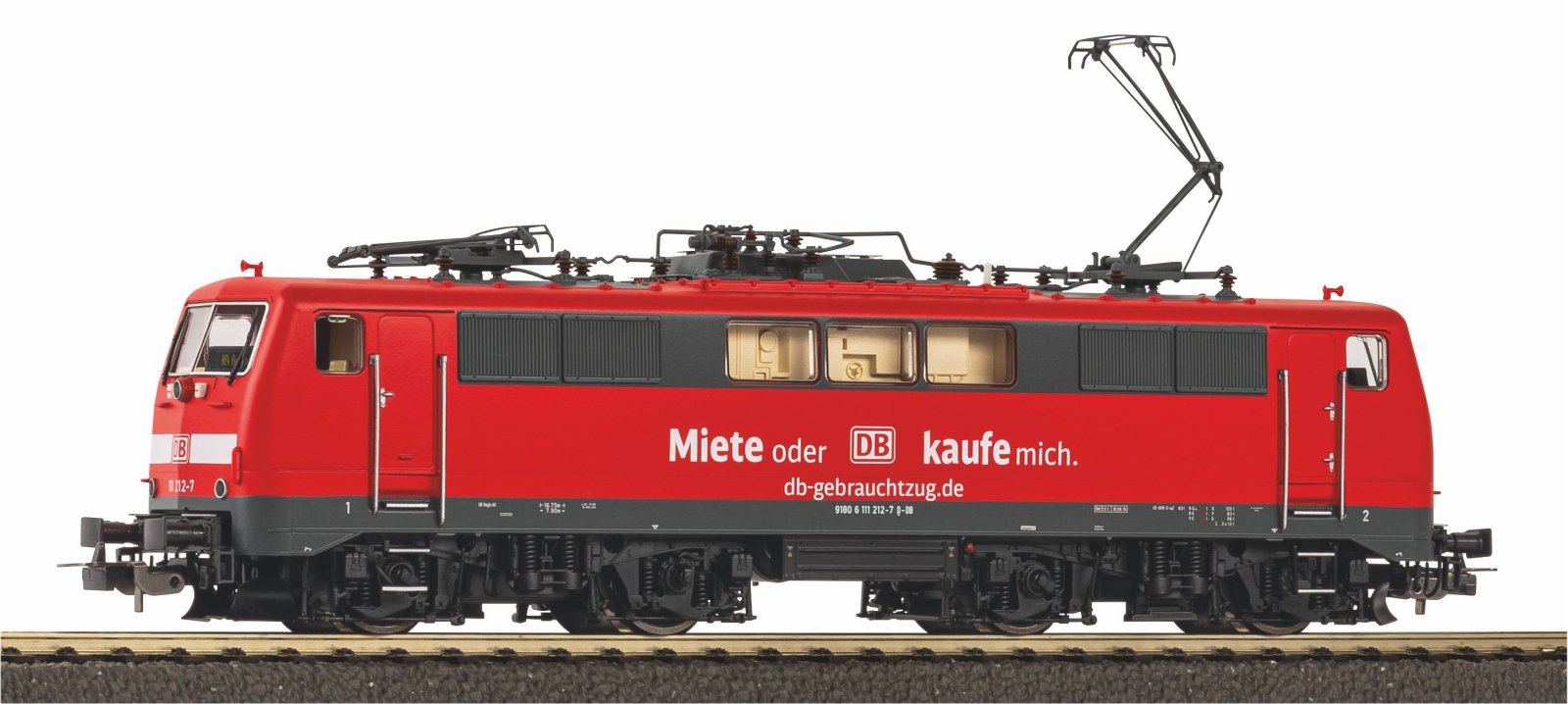 ~E-Lok/Sound BR 111 Gebrauchtzug DB AG VI mit Flicken + PluX22 Dec.