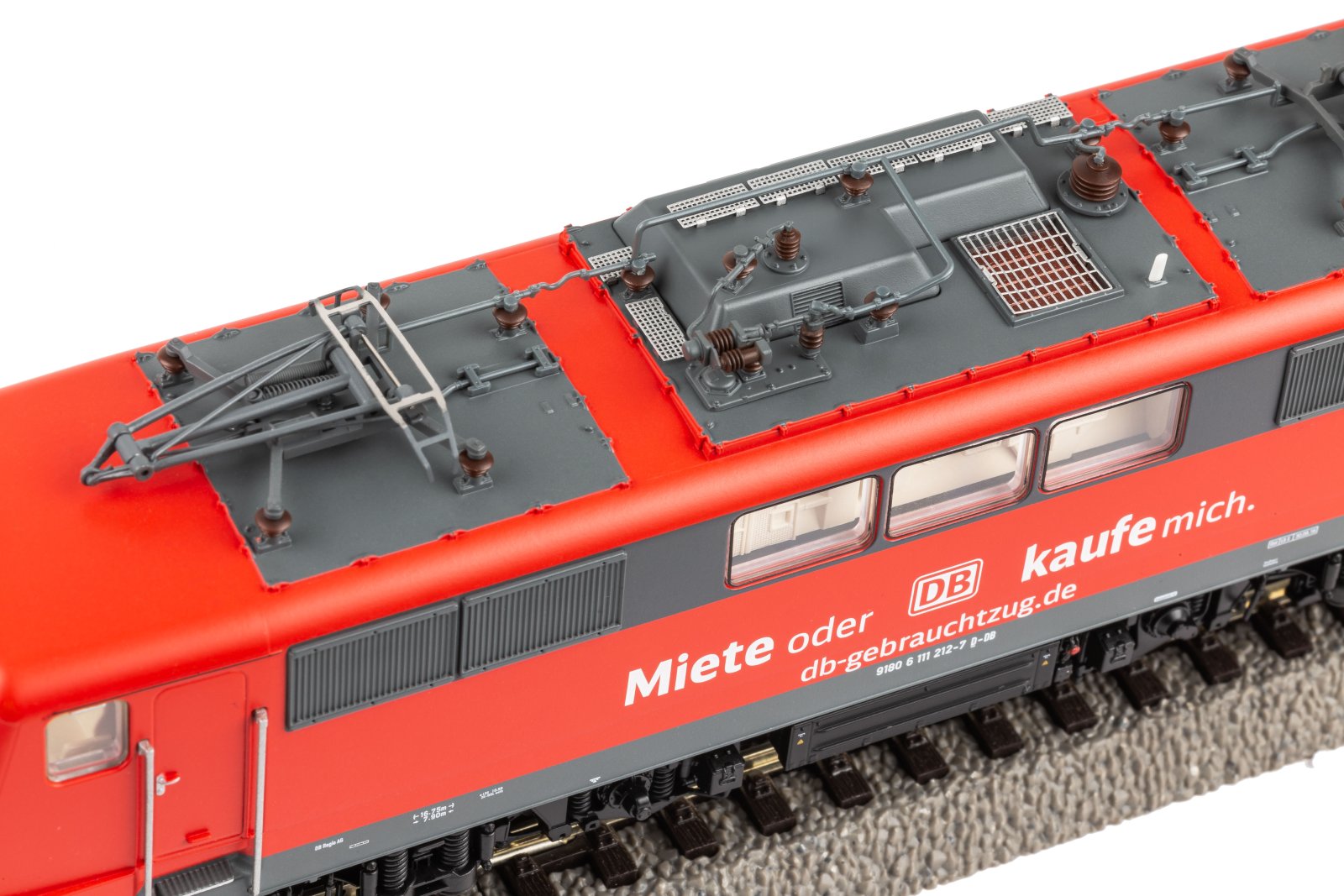 E-Lok/Sound BR 111 Gebrauchtzug DB AG VI mit Flicken + PluX22 Dec.