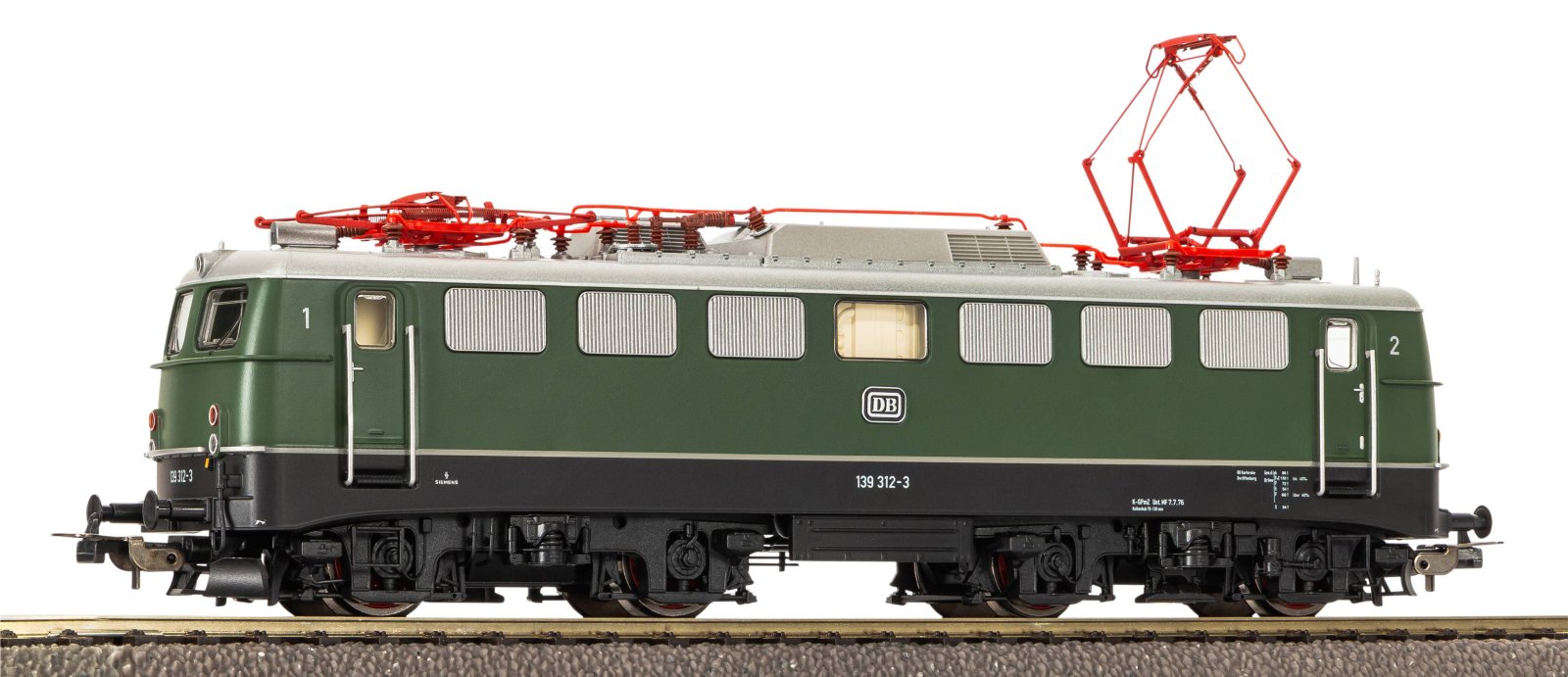 E-Lok/Sound BR 139 grün DB IV + PluX22 Dec.