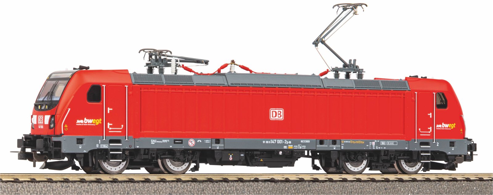 E-Lok/Sound BR 147 3 Löwen Takt DB AG VI + PluX22 Dec.
