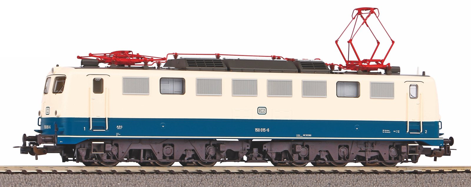 E-Lok/Sound BR 150 DB beigeblau IV + PluX22 Dec.