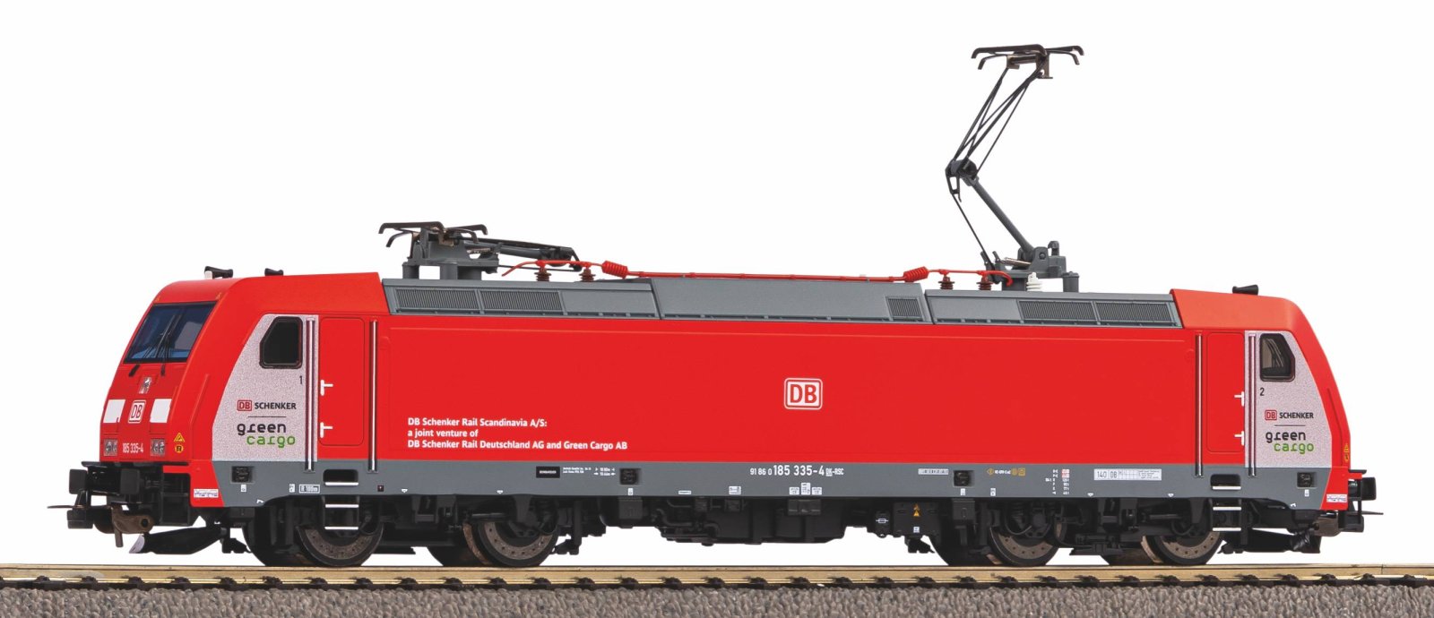 E-Lok/Sound BR 185.2 Green Cargo DB AG VI + 8pol. Dec.