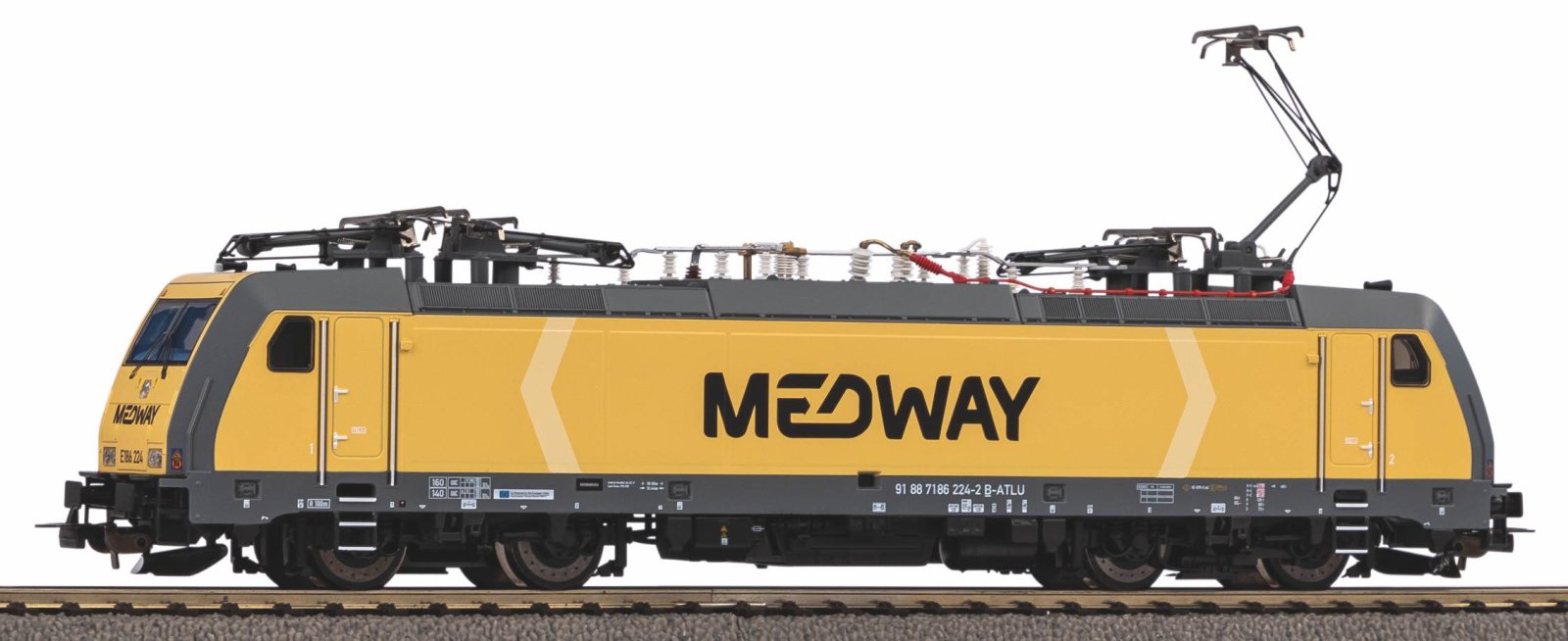 E-Lok/Sound BR 186 Medway VI + 8pol. Dec.