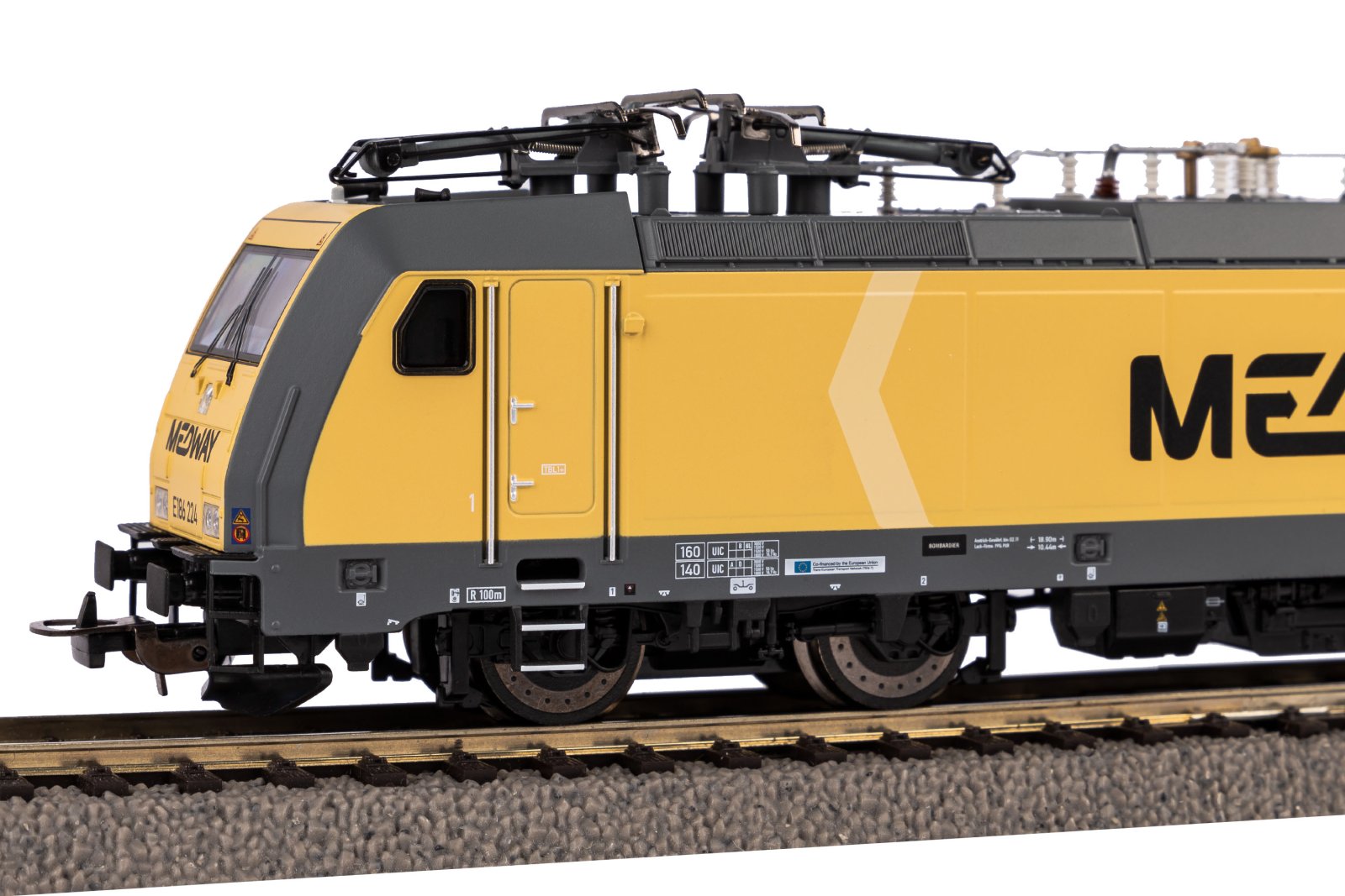 E-Lok/Sound BR 186 Medway VI + 8pol. Dec.