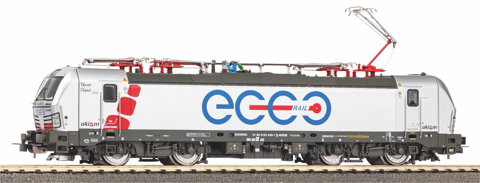 E-Lok/Sound BR 193 Ecco-Rail VI + PluX22 Dec.