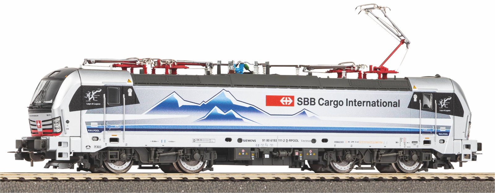 E-Lok/Sound BR 193 Lago di Lugano SBB VI + PluX22 Dec.