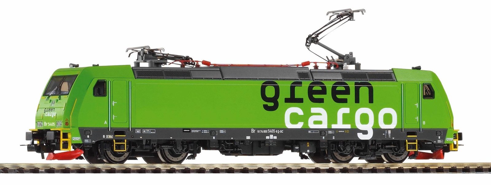 ~E-Lok/Sound BR 5400 Green Cargo DK VI + 8pol. Dec.