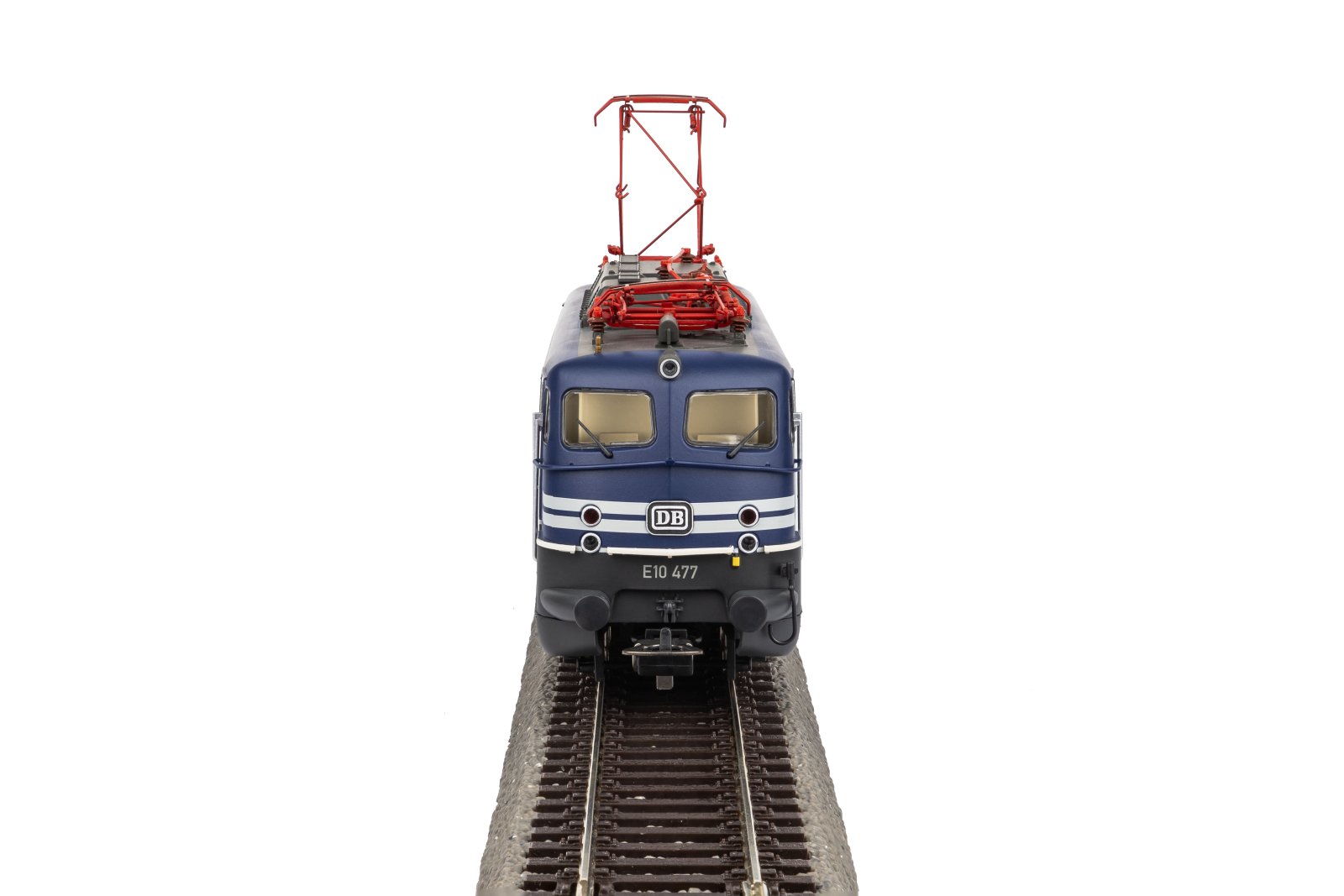 E-Lok/Sound  E 10 477 m. Warnstreifen DB III + PluX22 Dec.