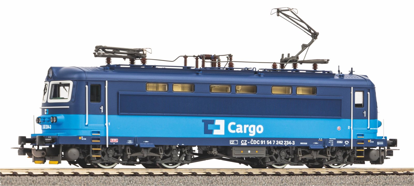~E-Lok/Sound Rh 242 ČD Cargo VI + PluX22 Dec.