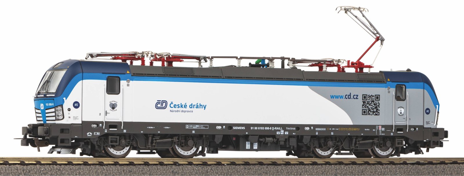E-Lok/Sound Vectron QR code ČD VI + PluX22 Dec.