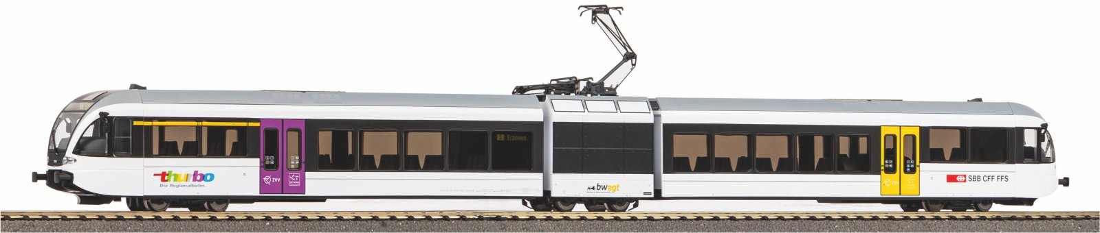 E-Triebwagen GTW 2/6 THURBO bwegt SBB VI