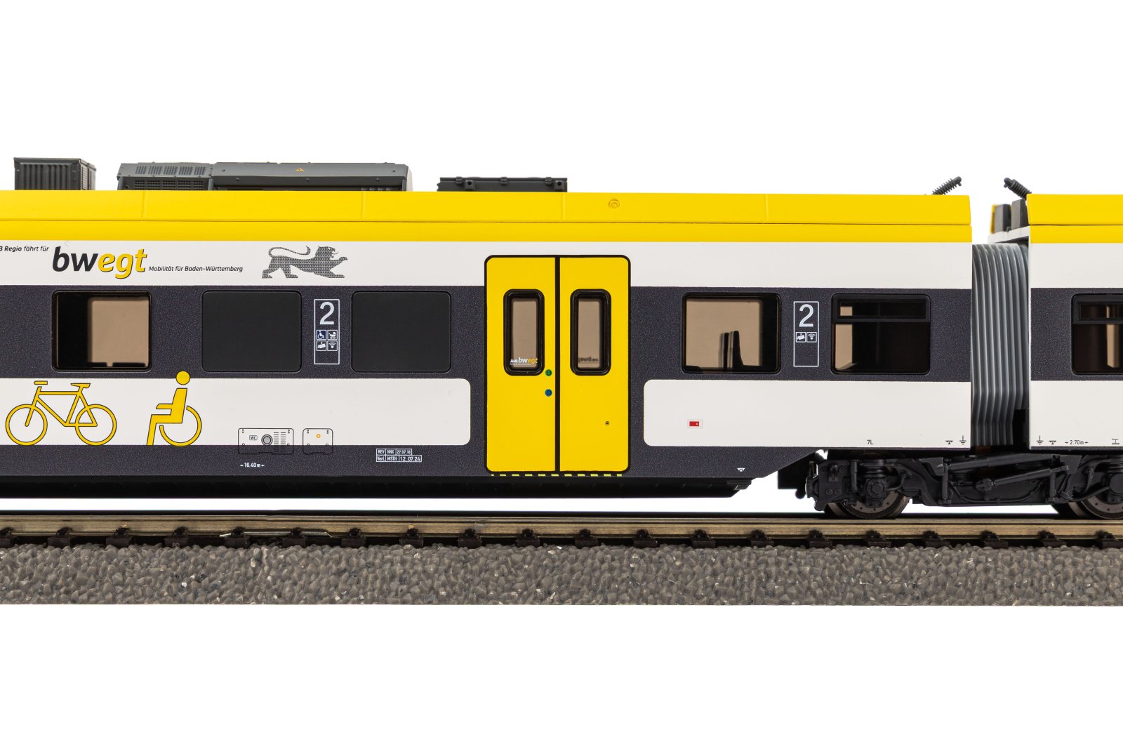 E-Triebzug/Sound BR 440 bwegt DB AG VI + 8pol. Dec.