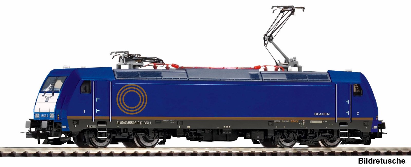 Elektrolok BR 185 blau Beacon VI + DSS 8pol.