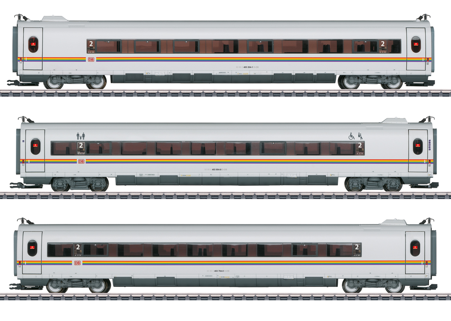 Ergänz.-Set ICE3 Railbow 3tlg