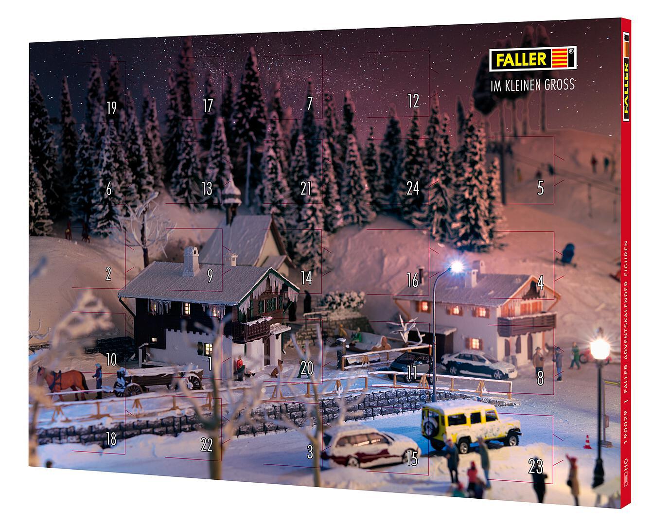Faller Adventskalender Figuurtjes H0
